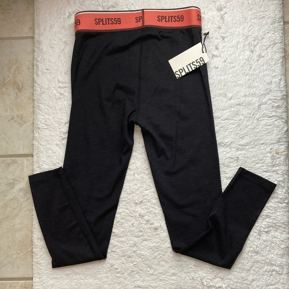 Splits59 Red and Black Leggings with Elastic Waistband - Picture 8 of 9